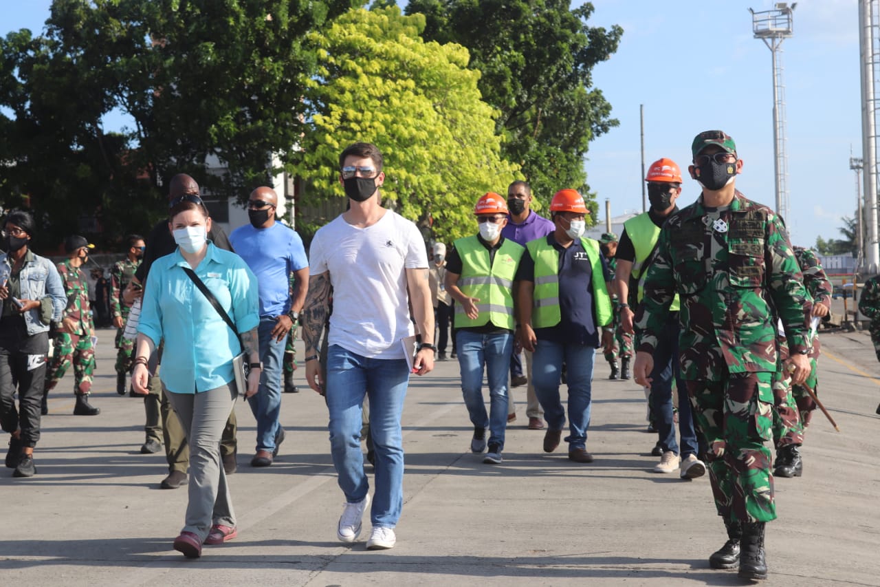 Dandim Kodim 0410/KBL Dampingi Peninjauan Delegasi US Army