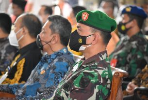 Dandim Kodim 0410/KBL Hadiri Pelantikan PMI Provinsi Lampung