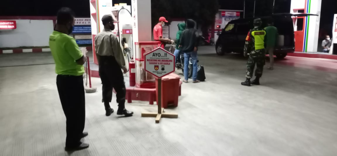 Patroli Sekaligus Ingatkan Petugas SPBU