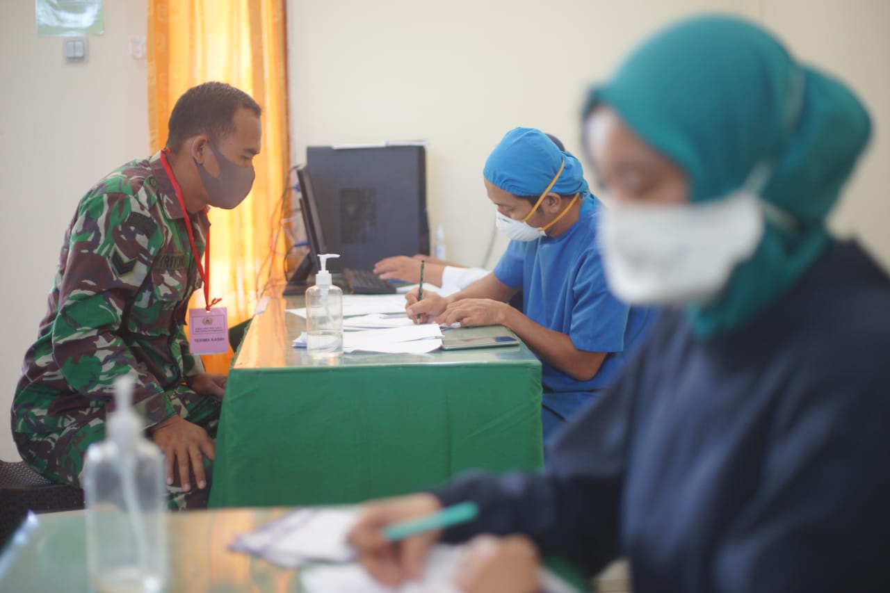 Rindam XII/Tpr Tangani Wabah Covid-19 di Lingkungan Sekolah