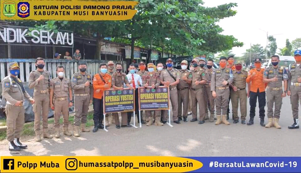 Satpol PP dan BPBD Gelar Operasi Yustisi di Pasar Terminal Randik