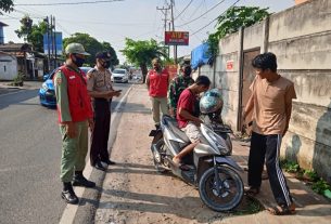 Sertu Septianto Lakukan Giat PPKM