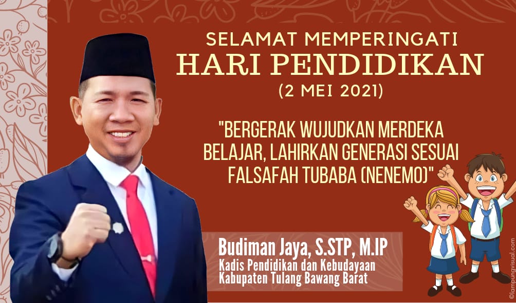 Disdikbud Tubaba Mengucapkan Selamat Hari Pendidikan