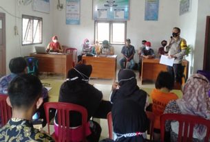 Bhabinkamtibmas Way Manak Sosialisasi Surat Edaran Gubernur Lampung