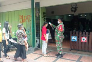 Serka Heru Sambangi Rumah Makan Adem Ayem Terapkan PPKM