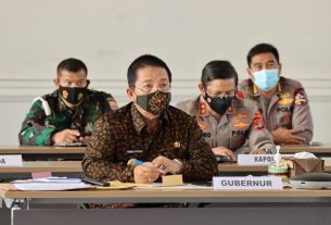 Gubernur Lampung Rapat Koordinasi Penegakan Disiplin Protokol Kesehatan Jelang Hari Raya