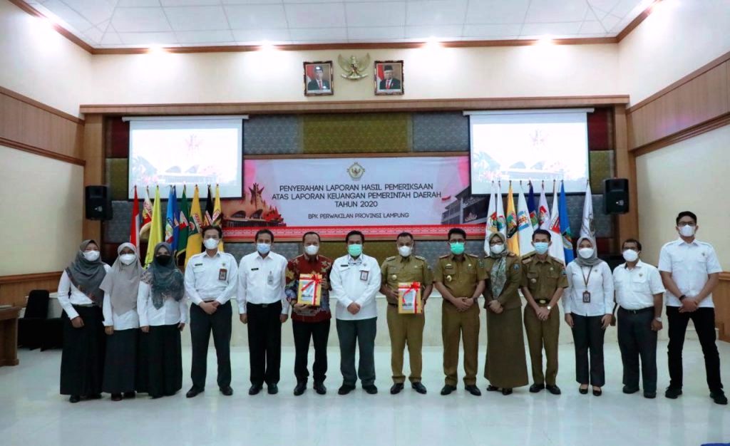 Pemkab Lampung Selatan Terima WTP Dari BPK RI