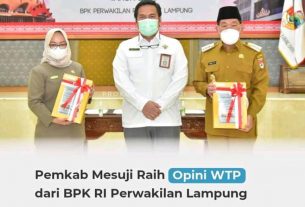 Pemkab Mesuji Raih Opini WTP dari BPK RI