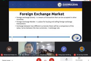 Dosen Prodi Bisnis Digital Isi Kuliah di UEL Vietnam Mengajar Materi “Foreign Exchange Market”