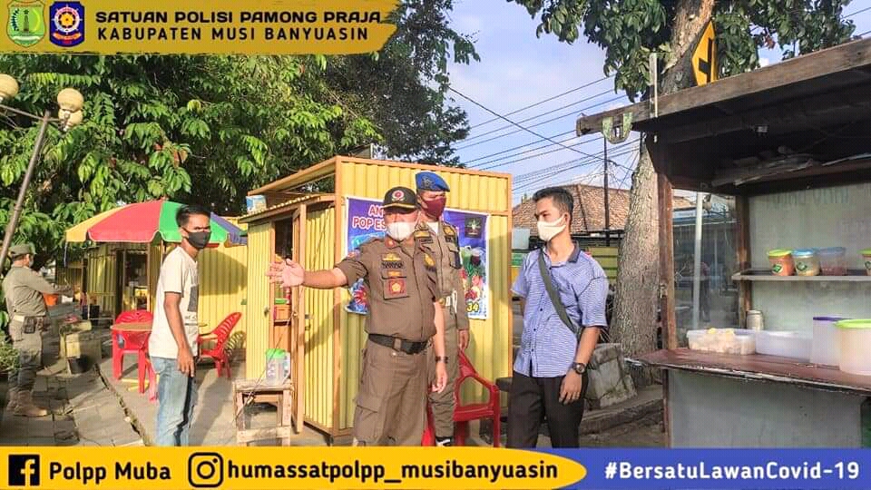 Kasat Pol PP Muba Pimpin Lansung Operasi Yustisi