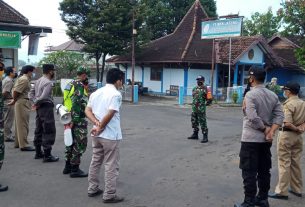 Satgas Covid-19 Kecamatan Jatisrono Laksanakan Apel Sebelum Gelar Ops Gakplin Protkes