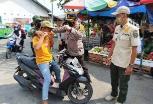 Kapolres Tanggamus dan Forkopimda Pimpin Operasi Yustisi Secara Serentak