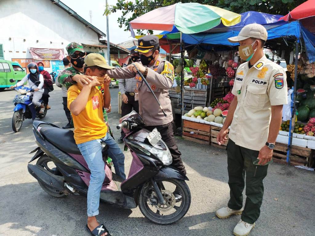 Kapolres Tanggamus dan Forkopimda Pimpin Operasi Yustisi Secara Serentak