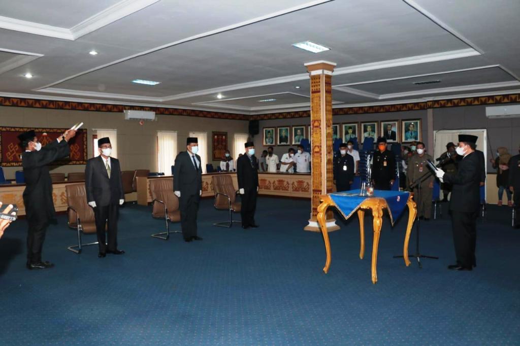 Tiga Pejabat Tinggi Lampung Utara di Lantik