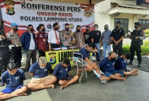 Jelang Idhul Fitri, Polres Lampung Utara Ringkus Pelaku 3C Lintas Provinsi.