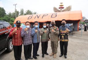 Tim Monitoring PPKM yang Dibentuk Gubernur Arinal Pantau Penanganan Pencegahan Covid-19 di Pesawaran dan Lampung Selatan