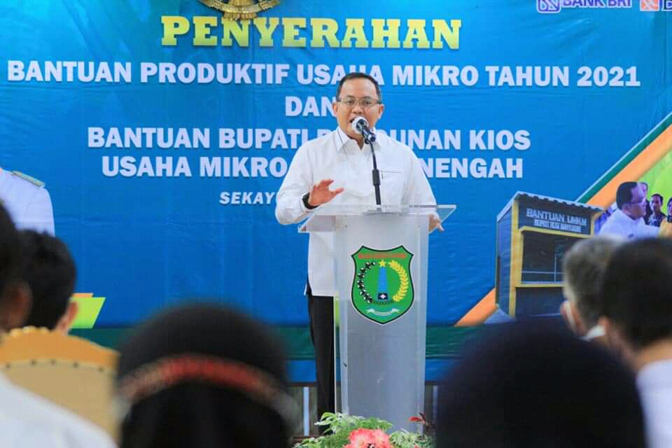 Bupati Muba Dodi Reza Salurkan Modal Usaha ke 11 Ribuan BPUM dan Bangun Kios Gratis