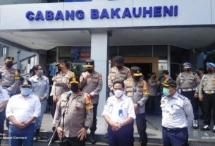 Wakapolri Kunker Pelabuhan ke Bakauheni Lampung Selatan