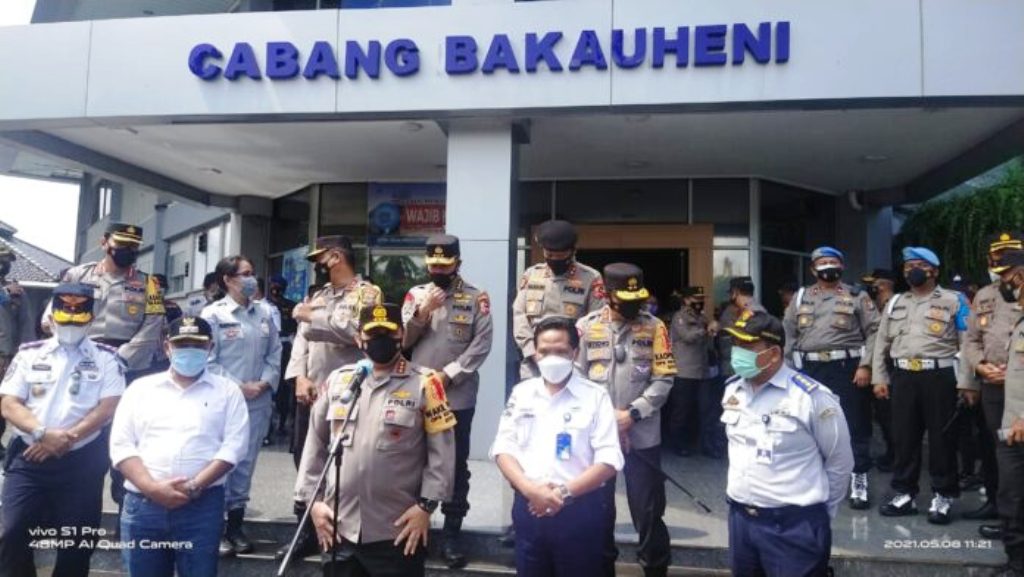Wakapolri Kunker Pelabuhan ke Bakauheni Lampung Selatan