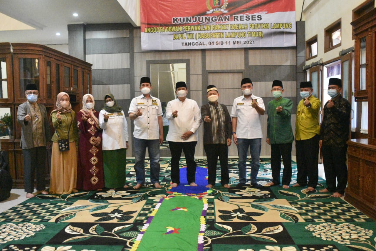 Bupati Lampung Timur Menerima Audiensi Reses Anggota DPRD Provinsi Lampung