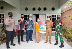 Sinergi TNI Polri bersama Kepala Desa Sosilaisasikan Himbauan Bupati