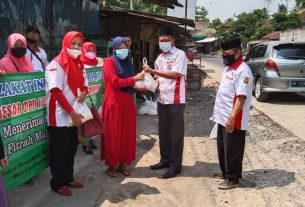 DPD LPM Kota Bandar Lampung Salurkan 450 Paket Zakat