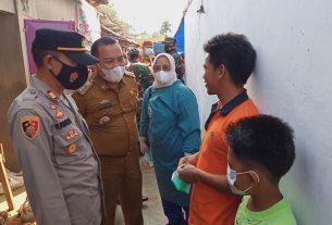 Satgagus Kovid-19 Kecamatan Kotabumi Utara Razia Prokes