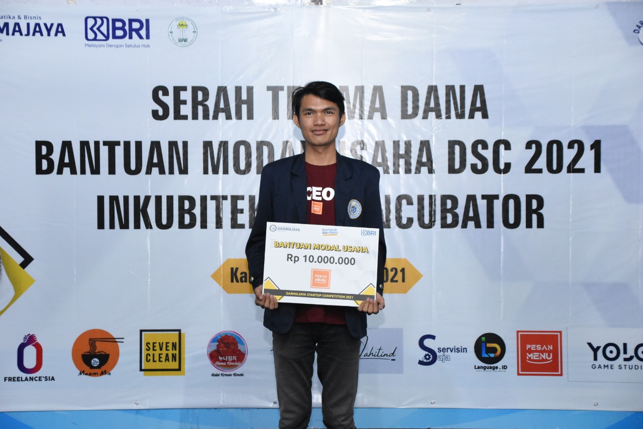 Pertama Kali Ikut, “Pesan Menu” Milik Mahasiswa Prodi Bisnis Digital ini Menangi DSC 2021