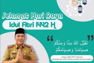 DISDIKBUD Lampung Utara Mengucapkan Selamat Hari Raya Idul Fitri 1442/H