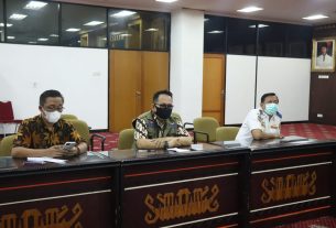 Antisipasi Arus Balik, Pemprov Lampung Ikuti Rakor Penanganan Covid-19 Bersama Satgas Covid-19 Nasional