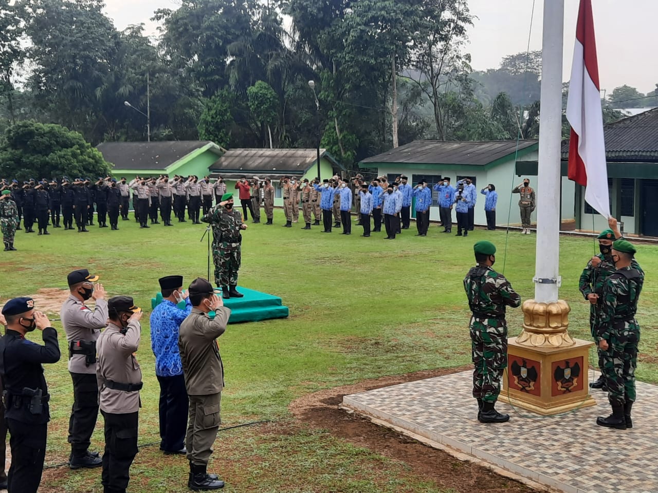 Dandim 0412/LU pimpin Upacara hari Kesadaran Nasional