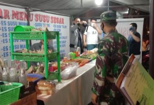 Piket Koramil 05/Pasarkliwon Laksanakan Patroli Malam Dan Himbauan Prokes Pasca Hari Raya Idul Fitri