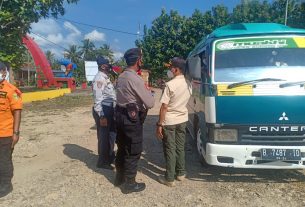 Polres Tanggamus Gelar Penyekatan dan Operasi Yustisi di Rest Area Pugung