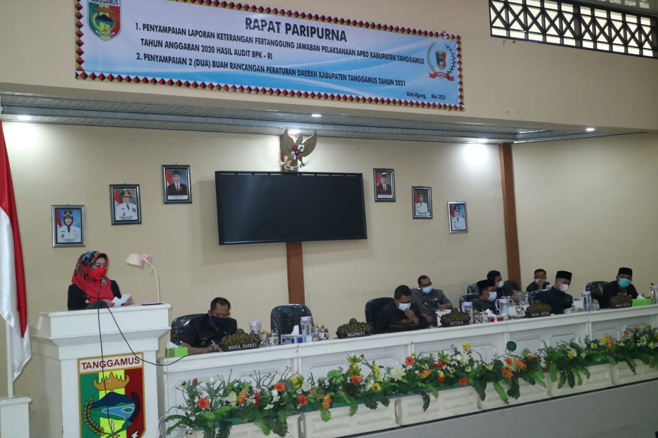 DPRD Tanggamus Gelar Rapat Paripurna Bahas 2 Agenda