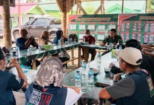 Dandim 0105/Abar Pimpin Rapat Koordinasi Bersama Tim Satgas Covid - 19 Aceh Barat