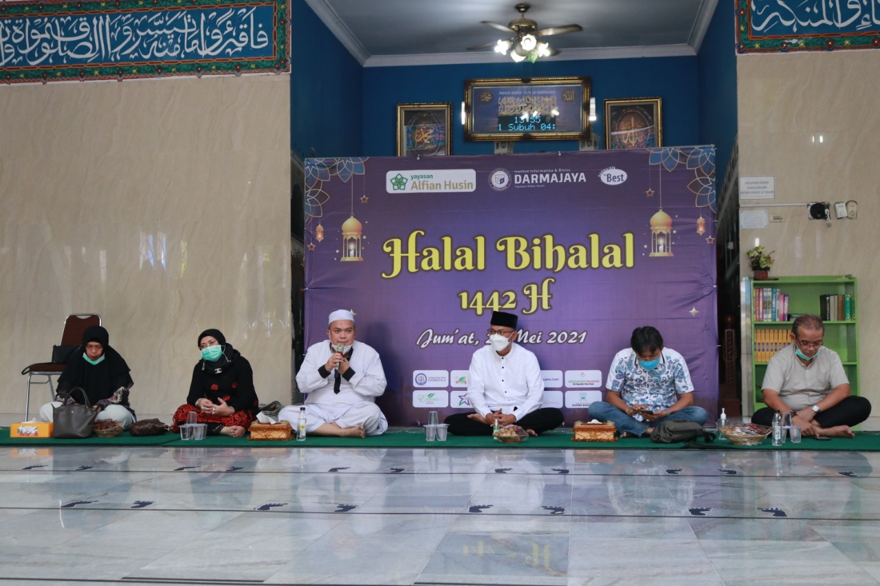 Halalbihalal, Yayasan Alfian Husin-IIB Darmajaya Kumpulkan Donasi untuk Palestina