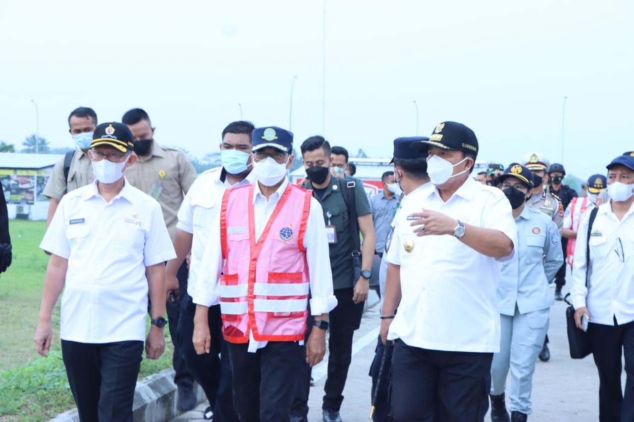 Menteri Perhubungan dan Kepala BNPB Apresiasi Gubernur Lampung dan Satgas Khusus Dalam Penanganan Covid-19
