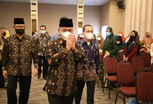 Sekda Apriyadi Hadiri Halal Bi Halal IKS Saling Karuan Palembang