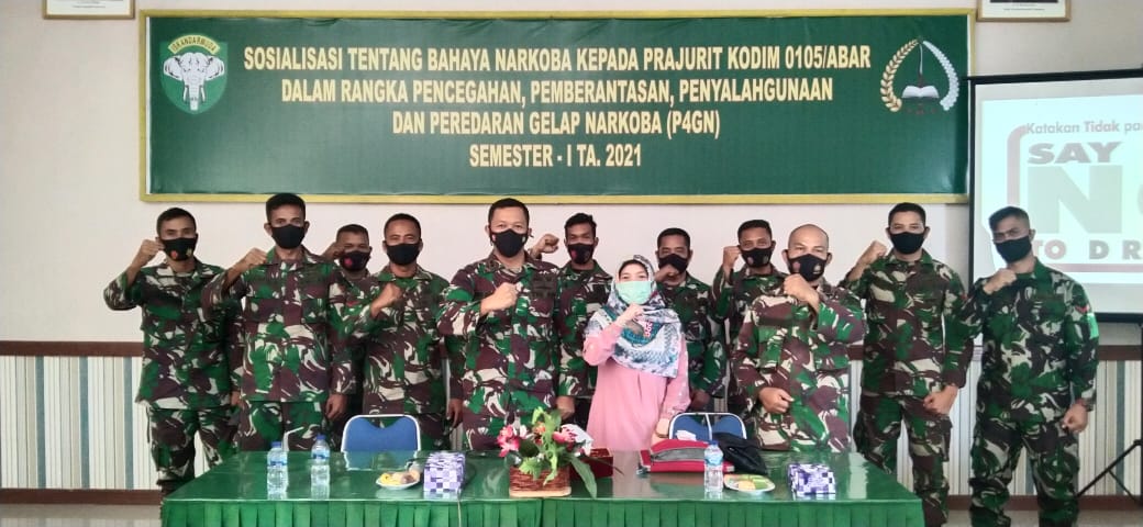 Dandim Aceh Barat : Narkoba dan Corona Sang Predator Perenggut Nyawa