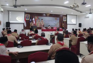 Mayor Inf Nurul Muthahar Wakili Dandim 0728/Wonogiri Hadiri Kwarcab Wonogiri Tahun 2021