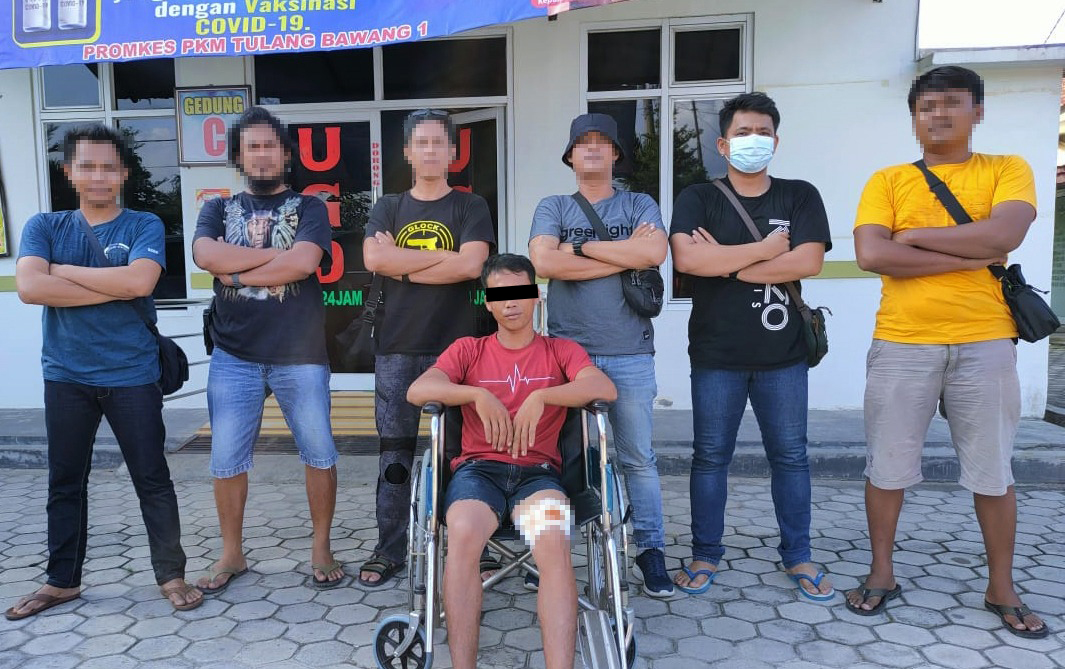 Tekab 308 Polres Tulang Bawang Tembak Buronan Kasus Curanmor