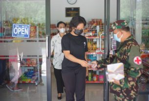 Pengunjung R-Mart Wajib Disiplin Protokol Kesehatan
