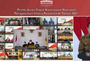 Gubernur Lampung Arinal Djunaidi Ikuti Rakornas Pengawasan Intern Pemerintah Tahun 2021
