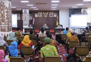 Sekdaprov Lampung Pimpin Rapat Tindak Lanjut Hasil Evaluasi SAKIP Tahun 2020