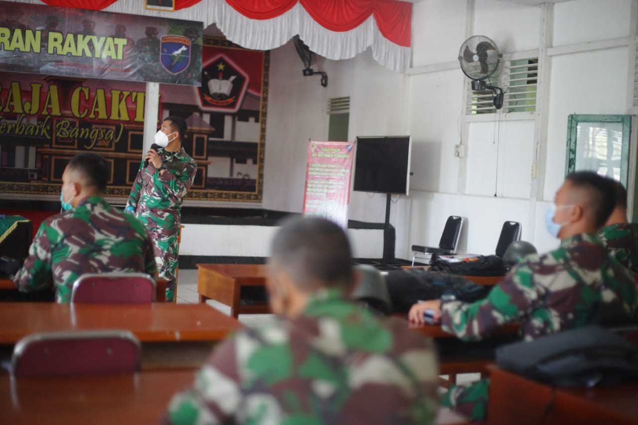 Rindam XII/Tpr Rutin Sterilisasi Ruang Kelas