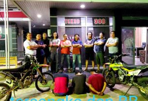 Satu Pelaku Utama Dan Tiga Penadahan Kendaraan Roda Dua Ditangkap Tekab 308 Polres Lampung Tengah