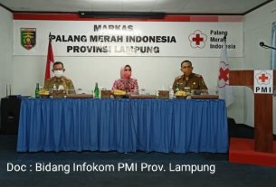 Ketua PMI Provinsi Lampung Gelar Rakor Dan Konsolidasi Pengurus PMI