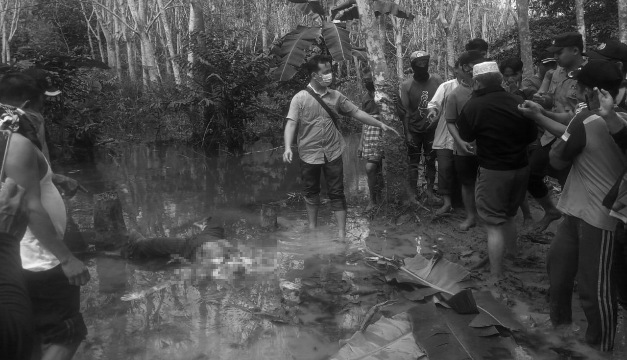 1-Polsek Dente Teladas Identifikasi Penemuan Mayat Laki-Laki