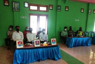 Babinsa dan Bhabinkamtibmas Sinergi Monitoring Pilkadus Desa Tanjung Qencono