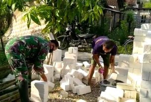 Batu Kapur Dan Bata Ringan Jadi Pilihan Rehab RTLH